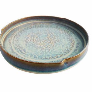 Castle Arch Oilean Green Serving Dish - Beautiful Things Homeware