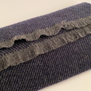 Cushendale Lambswool Hunter Scarf - Blue - Beautiful Things Textiles